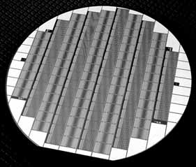 A prototype of BTeV Silicon pixel wafers