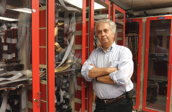 CDF researcher Luciano Ristori of INFN-Pisa set the fast track for saving the right data.
