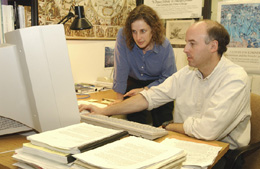 Theoretical astrophysicists Idit Zehavi and Josh Frieman