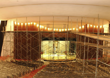 Ramsey Auditorium during renovations