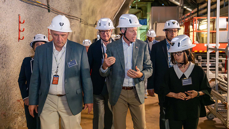 Fermilab engages in noble pursuit of discovery, Energy Secretary says in first visit