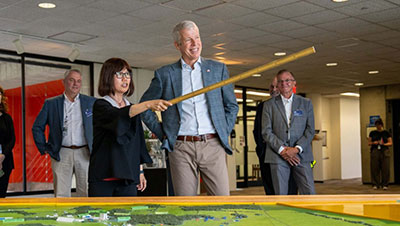 Secretary of Energy Chris Wright visits Fermilab