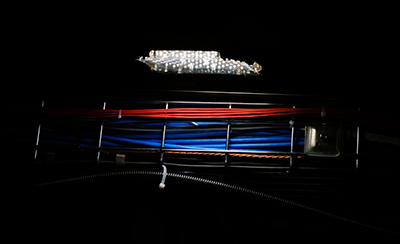 Functionality doesn't preclude the fact that much of the equipment and even the cables at Fermilab have very pleasing visual qualities